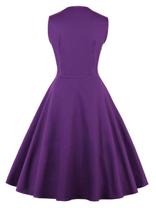 Floral Square Neck Slim Fit Vintage Dress