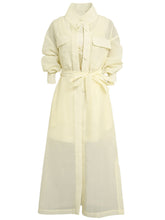 Load image into Gallery viewer, 4PS Yellow 1950S Vintage Camisole Lace Vest And Shorts Coat Set