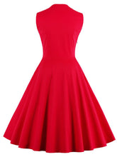 Load image into Gallery viewer, Floral Square Neck Slim Fit Vintage Dress