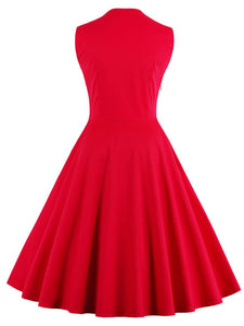 Floral Square Neck Slim Fit Vintage Dress
