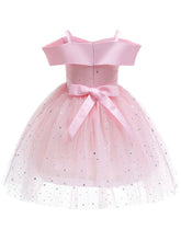 Load image into Gallery viewer, Kids Little Girls&#39; Dress Princess Off Shoulder Birthday Christening Dress