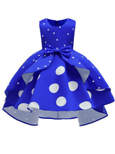 Load image into Gallery viewer, Kids Little Girls&#39; Dress Princess Polka Dots  Birthday Christening Dress