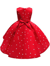 Load image into Gallery viewer, Kids Little Girls&#39; Dress Princess Polka Dots  Birthday Christening Dress