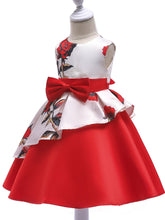 Load image into Gallery viewer, Kids Little Girls&#39; Dress Floral Print Birthday Christening Dress