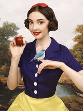 Load image into Gallery viewer, Snow White Style Inspired 50s Autumn Dress