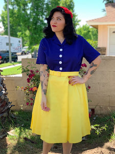 Snow White Style Inspired 50s Autumn Dress