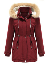 Load image into Gallery viewer, Women&#39;s Coat Daily Lamb wool Fall Winter Regular Midi Length Coat Solid Color Oversized Coat 