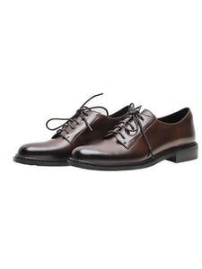 Women's Oxfords Round Toe Sheepskin Vintage Shoes