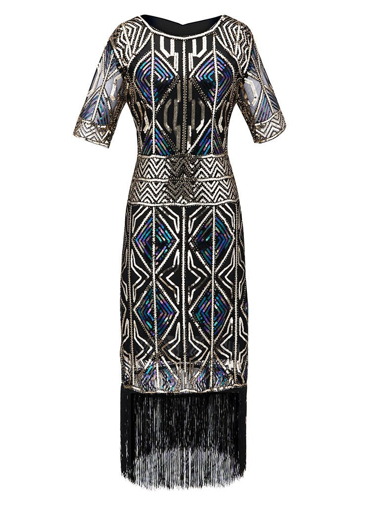 1920S Fringed Sequin Flapper Dress – Jolly Vintage