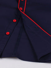 Load image into Gallery viewer, Navy And Red Claasic Collar 1950S Dress With Belt