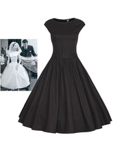 Load image into Gallery viewer, Audrey Hepburn Same Style Cotton 50s Dress