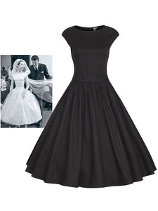 Audrey Hepburn Same Style Cotton 50s Dress