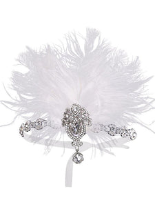 1920S Flapper Costume Feather Accessory