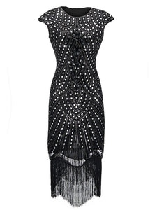 1920S Beaded Flapper Gatsby Dress