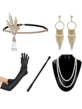 Load image into Gallery viewer, 1920S Flapper Costume Accessories Set