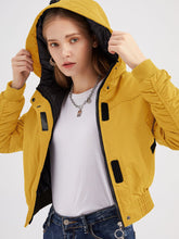 Load image into Gallery viewer, Women&#39;s Jacket Going out Fall Winter Hoodie Short Solid Color Warm Jacket