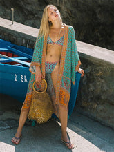 Load image into Gallery viewer, Boho Dress Bikini Cover Up Long Kimono Beach Dress For Women