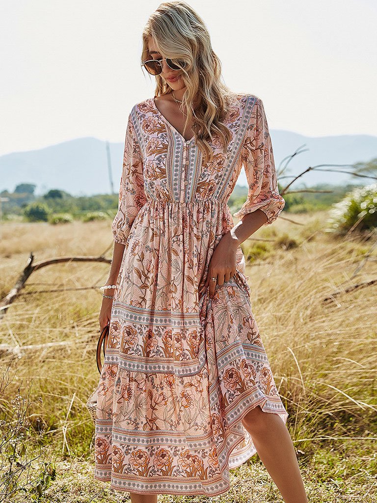 Boho Floral Maxi Dress Women Off Shoulder Summer Beach Women's Boho Floral Maxi Dress - Off Shoulder Summer Sundress For Beach, Party, Holiday Summer Floral Dresses Boho Floral Maxi Dress Women Off Shoulder Summer Beach Women's Boho Floral Maxi Dress - Off Shoulder Summer Sundress For Beach, Party, Holiday Summer Floral Dresses