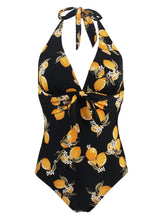 Load image into Gallery viewer, Sexy Vintage Style Floral One Piece Bikini