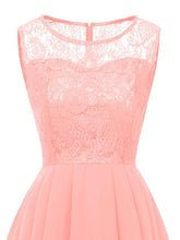 Load image into Gallery viewer, Chiffon Off Shoulder Wedding High Low Hem Prom Dress
