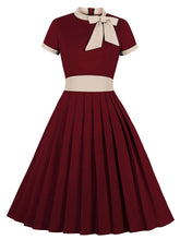 Load image into Gallery viewer, BowKnot Collar Vintage 1950S Dress