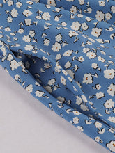 Load image into Gallery viewer, 1950s Floral Print With Pockets Design Vintage Dress