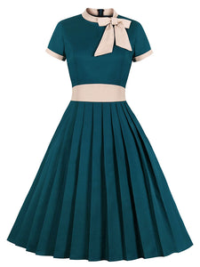 BowKnot Collar Vintage 1950S Dress