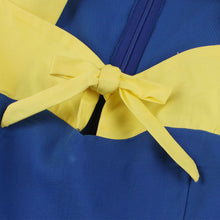 Load image into Gallery viewer, Bow 1950s Vintage Swing Dress