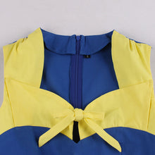 Load image into Gallery viewer, Bow 1950s Vintage Swing Dress