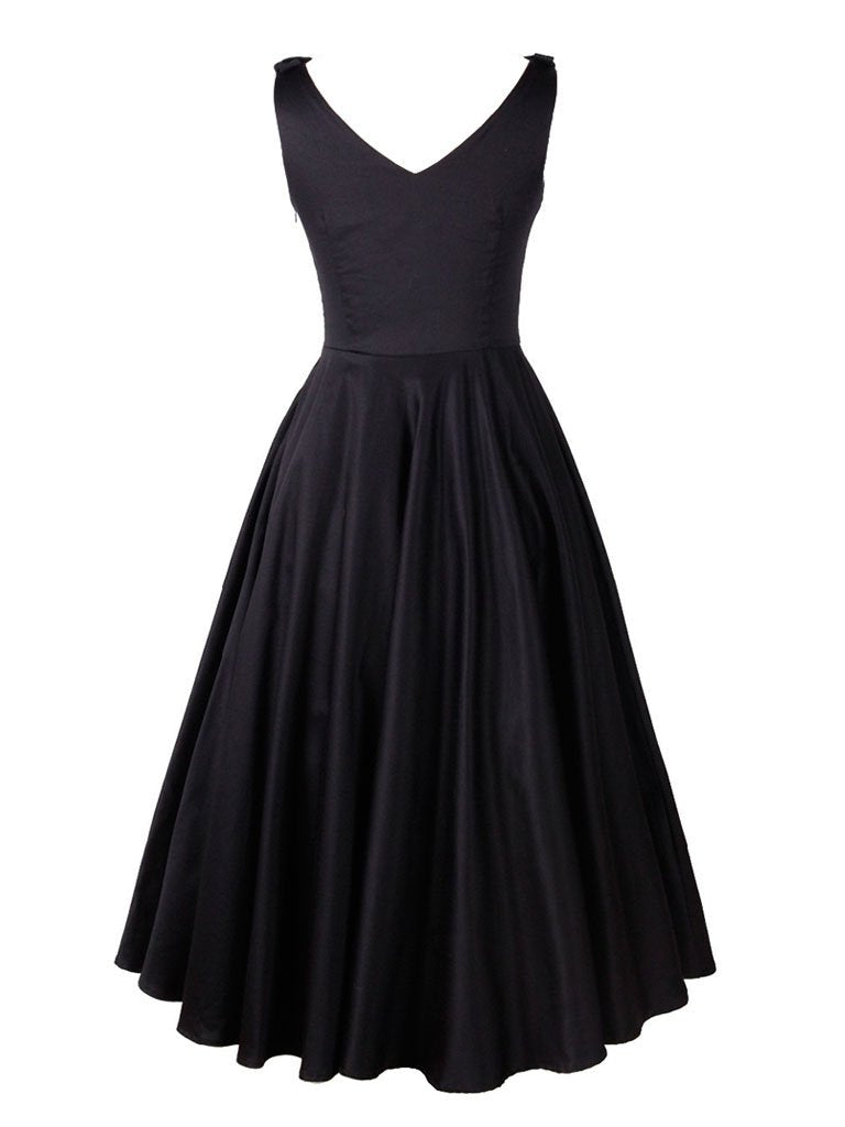 same black dress SAME Double Ruffle Hem Mini Dress | Black