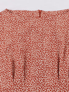 1950s Floral Print With Pockets Design Vintage Dress