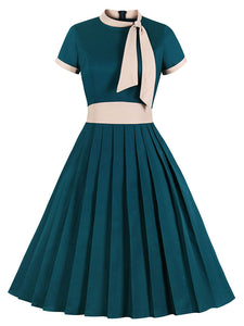 BowKnot Collar Vintage 1950S Dress
