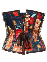 Load image into Gallery viewer, Women‘s Floral Corset Top Strapless Waist Trainer