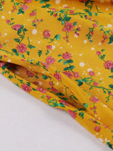 Load image into Gallery viewer, 1950s Floral Print With Pockets Design Vintage Dress