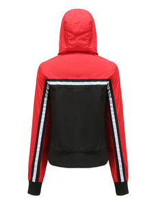 Women's Jacket Street Daily Fall Winter Casual Two tone Stand Collar Jacket
