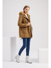 Load image into Gallery viewer, Women&#39;s Coat Street Daily Winter Plush Long Coat Solid Color Oversized Fur Warm Coat