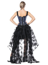 Load image into Gallery viewer, Halloween Costume Gothic Red Vintage Corset Top High Low Skirt For Women