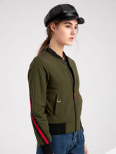 Load image into Gallery viewer, Women&#39;s Pilot Style Jacket Street Daily Fall Winter Casual Solid Color Stand Collar Sporty Jacket