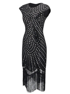 1920S Beaded Flapper Gatsby Dress