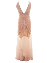 Load image into Gallery viewer, Flapper 1920S Fringed Gatsby Maxi Dress
