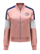 Load image into Gallery viewer, Women&#39;s Pilot Style Jacket Daily Fall Winter Casual Two tone Stand Collar Sporty Jacket