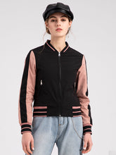 Load image into Gallery viewer, Women&#39;s Jacket Street Daily Fall Winter Casual Two Tone Stand Collar Sporty Jacket