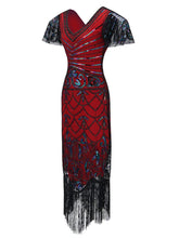 Load image into Gallery viewer, 1920S Fringed Flapper Gatsby Dress