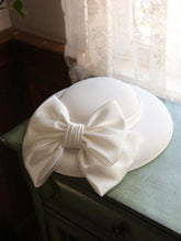 Load image into Gallery viewer, Big Bow Satin Vintage Audrey Hepburn Same Style 1950S Hat 