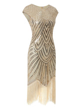 Load image into Gallery viewer, 2 Colors 1920s Sequined Flapper Gatsby Dress