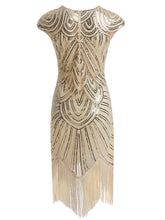 Load image into Gallery viewer, 2 Colors 1920s Sequined Flapper Gatsby Dress