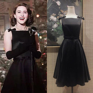 The Marvelous Mrs.Maisel Same Style Vintage 1950S Little Black Dress