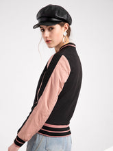 Load image into Gallery viewer, Women&#39;s Jacket Street Daily Fall Winter Casual Two Tone Stand Collar Sporty Jacket