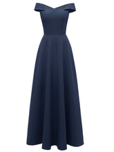 Load image into Gallery viewer, Pink 1950s Off Shoulder Vintage Maxi Dress