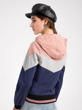 Load image into Gallery viewer, Women&#39;s Jacket Street Daily Fall Winter Casual Color Block Stand Collar Jacket